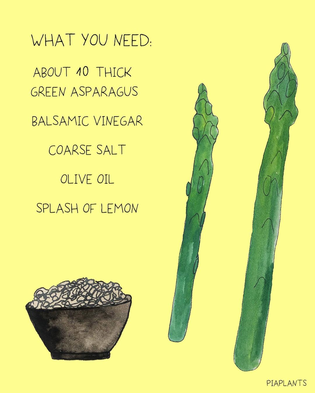 Fried Asparagus with Balsamic and Lemon