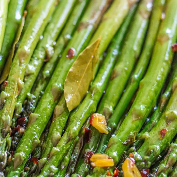 Sweet and Salty Buttery Asparagus