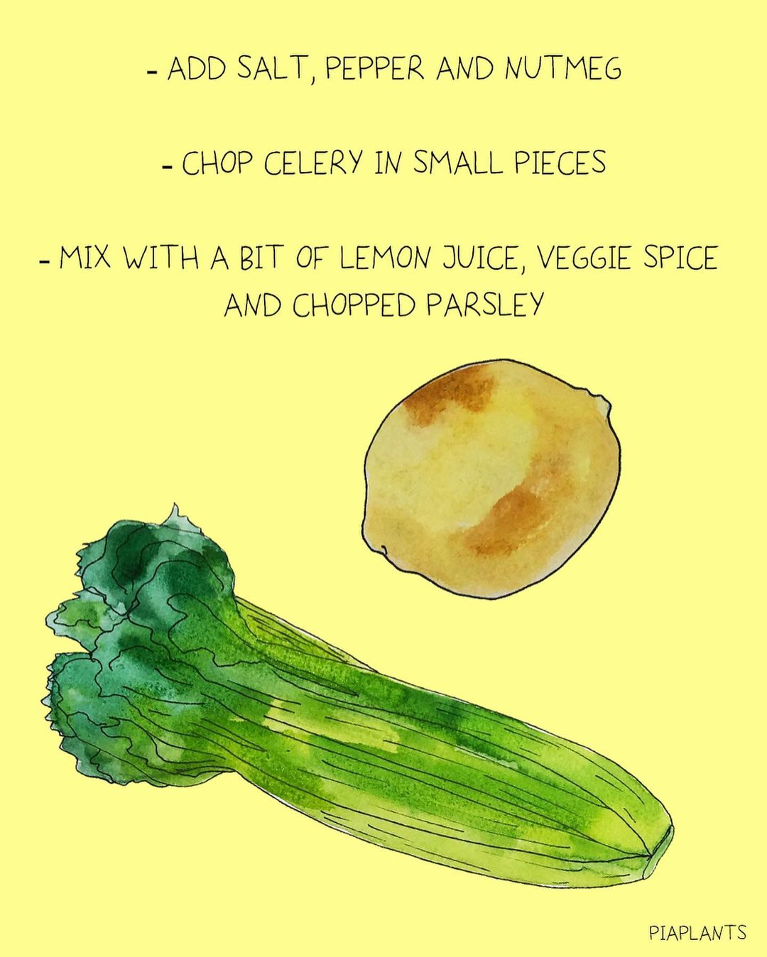 Weird Asparagus Lasagne with Celery and Herbs
