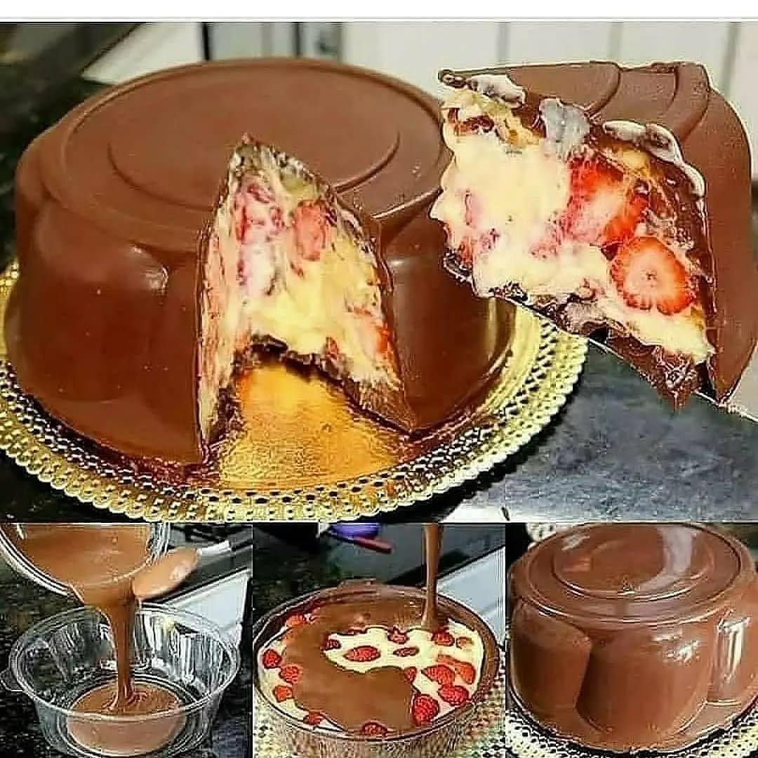 No-Bake Brazilian Ninho Milk Bomb Cake