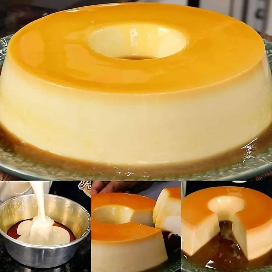 Brazilian Eggless No-Bake Pudding