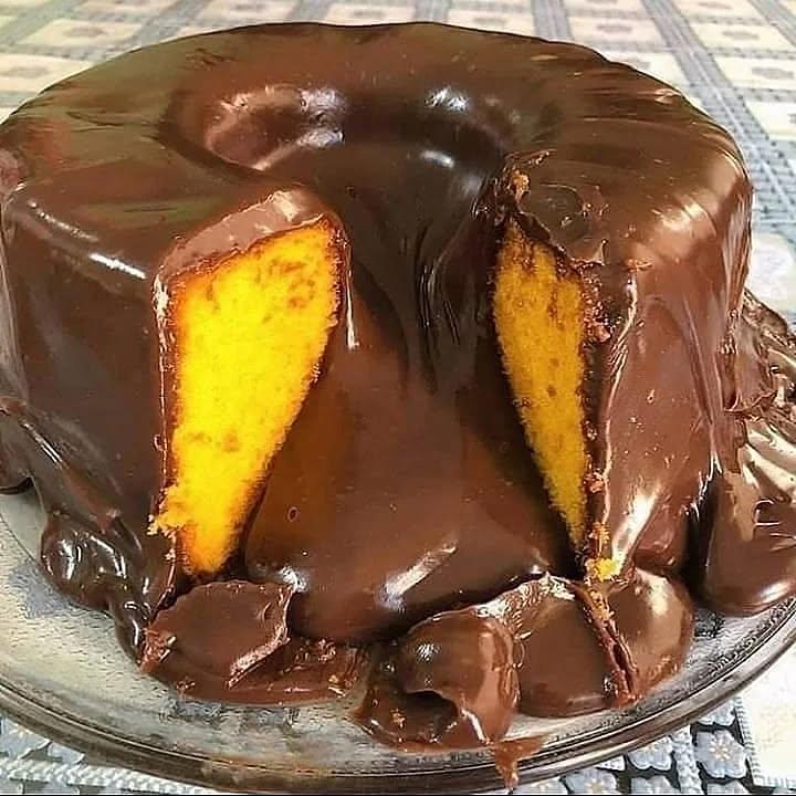 Brazilian Carrot Cake with Brigadeiro Frosting