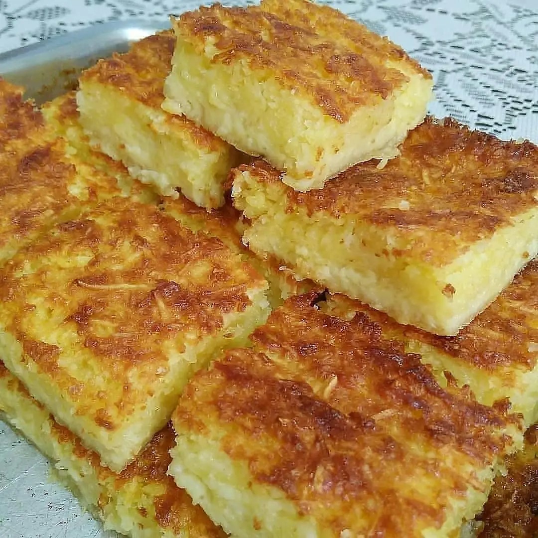 Traditional Brazilian Cassava Cheese Cake