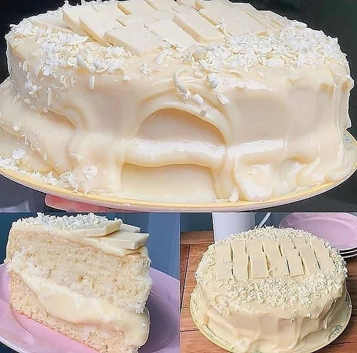 Fluffy White Chocolate Cake