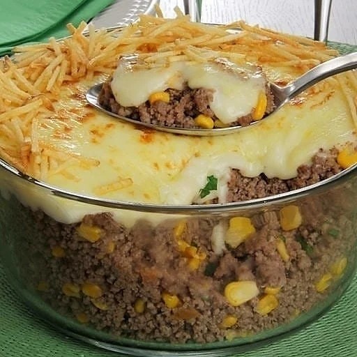 Brazilian Ground Beef Fricassee Casserole