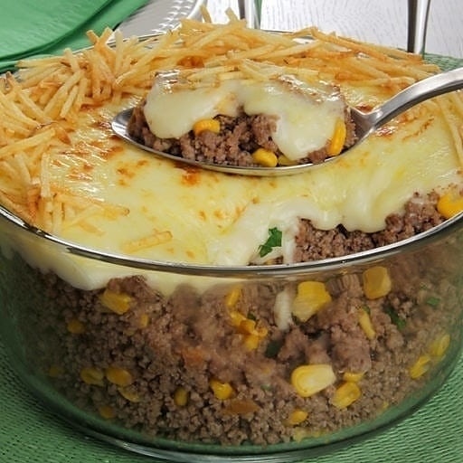 Quick Brazilian Ground Beef Fricassee Casserole