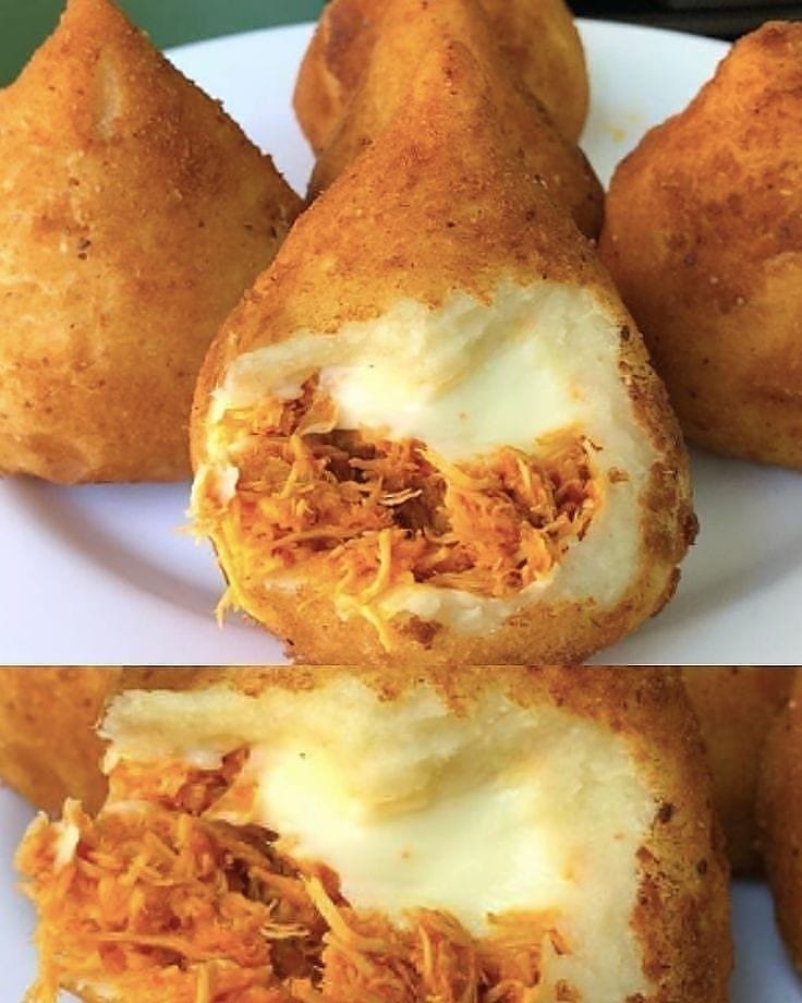 Brazilian Creamy Chicken and Cheese Croquettes