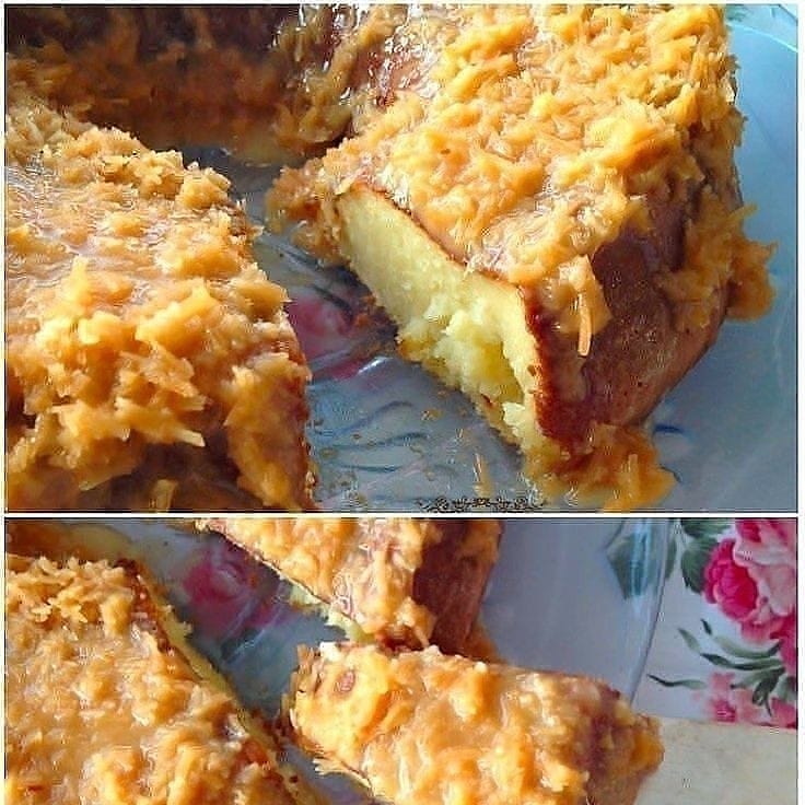 Traditional Brazilian Coconut Cake