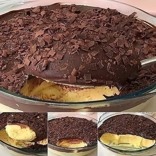 Passion Fruit Mousse with Chocolate Ganache