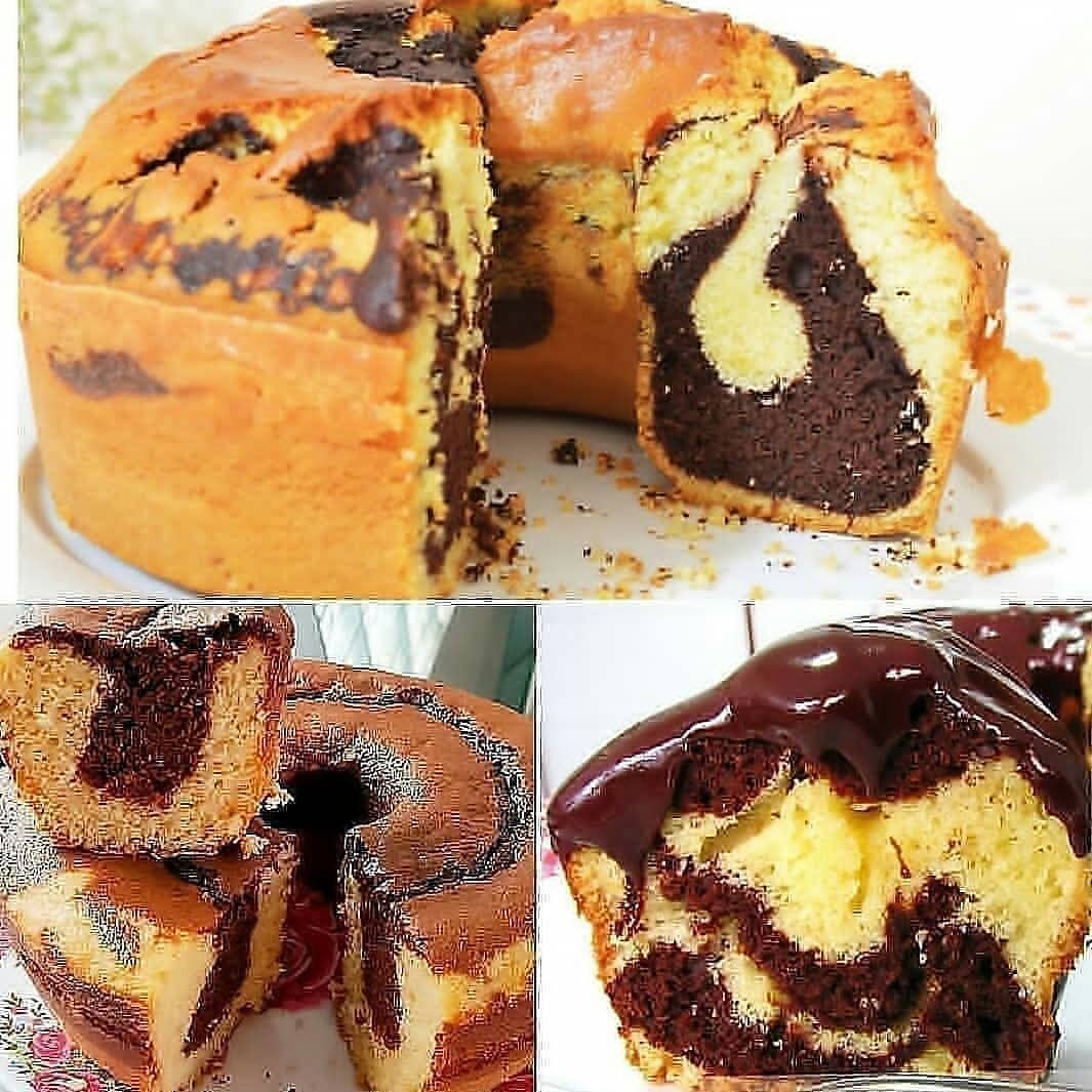 Easy Homemade Marble Cake