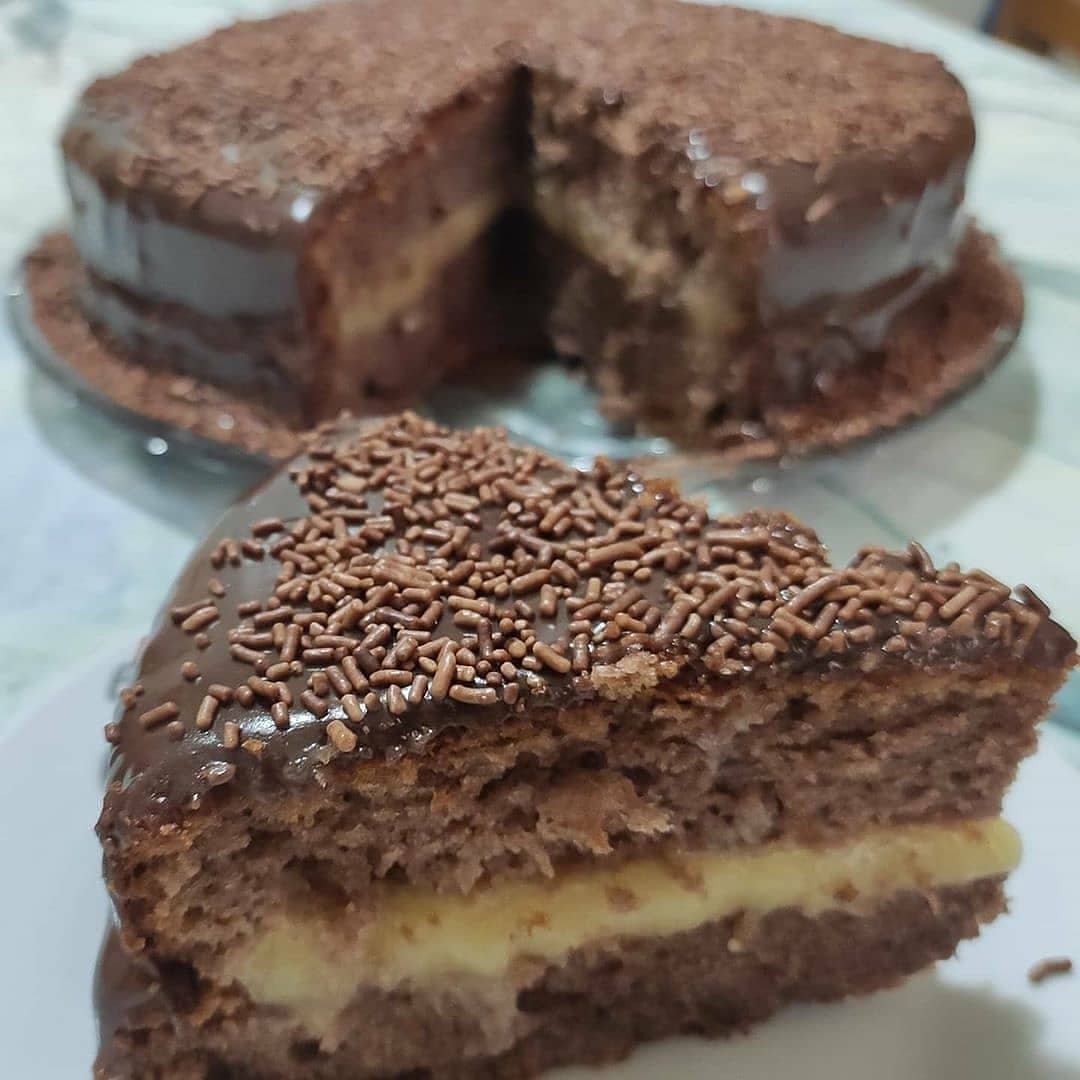 Mothers Day Filled Chocolate Blender Cake