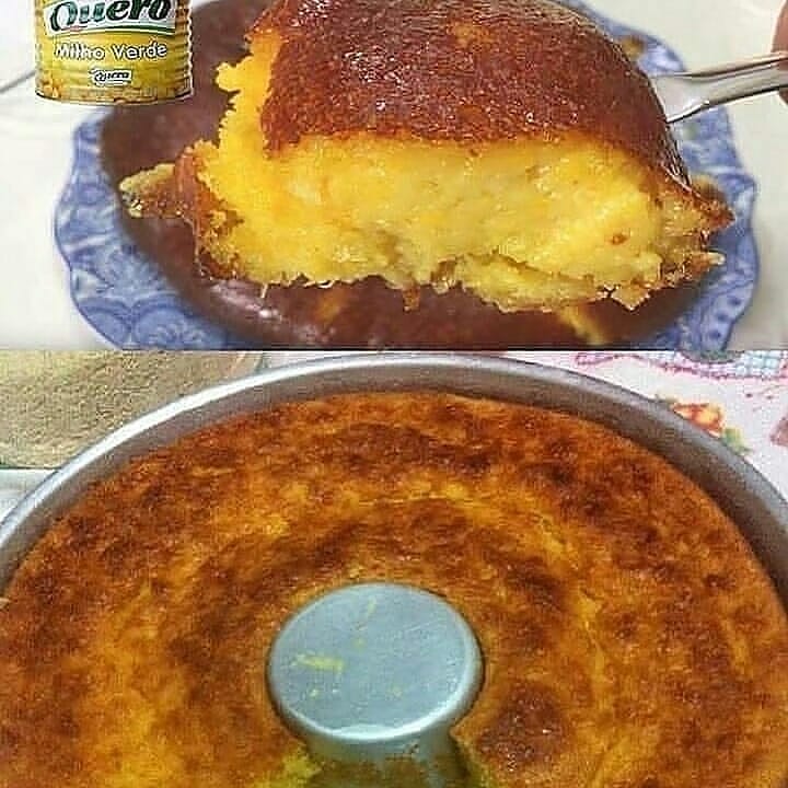 Moist Corn Cake with Coconut and Cheese