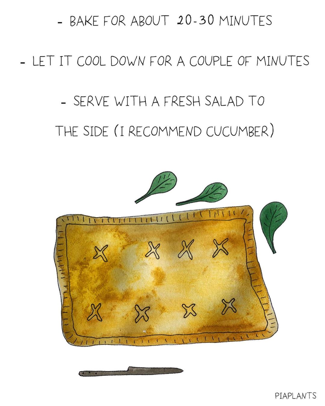 Chickpea Spinach Tarte