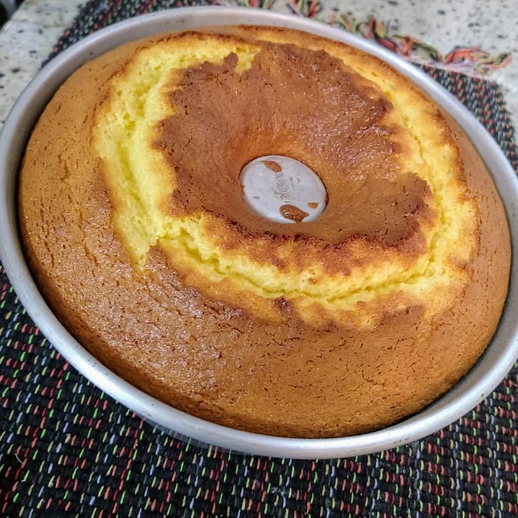 Traditional Brazilian Cornmeal Cake