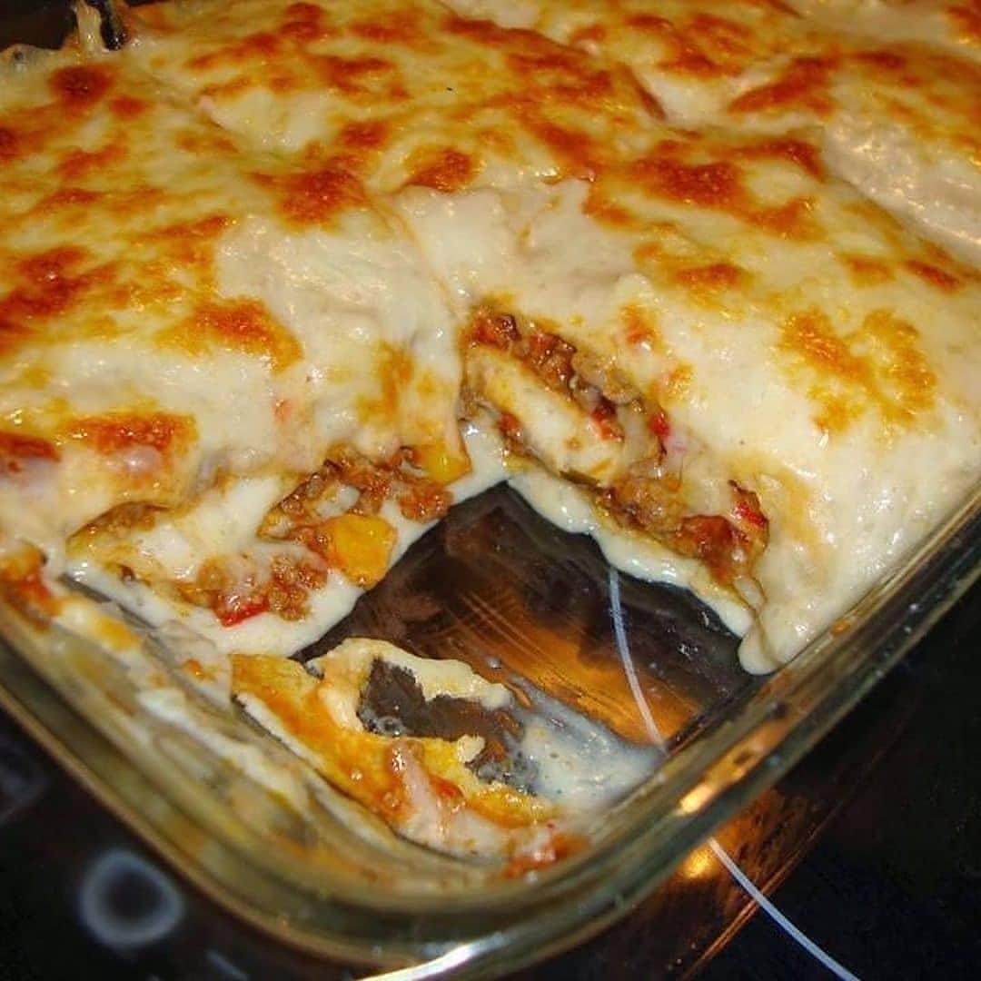 Lasagna Made with Pancake Batter