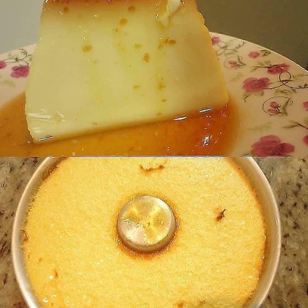 Traditional Brazilian Condensed Milk Pudding