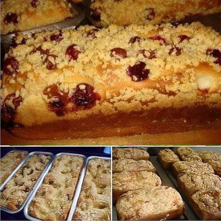 Brazilian Sweet Coffee Cake with Cinnamon Crumb