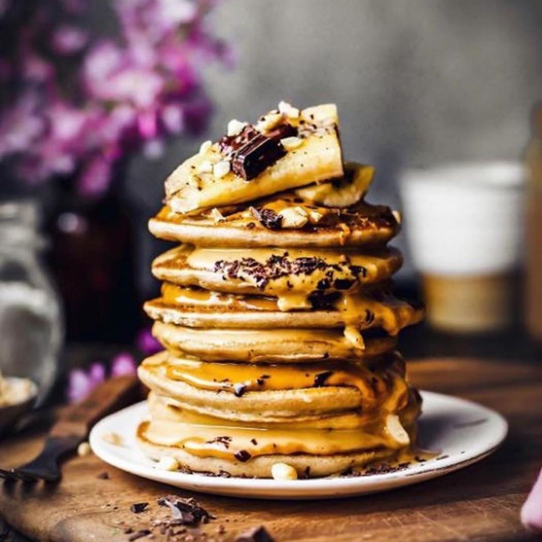 Fluffy Vegan Grain-Free Pancakes
