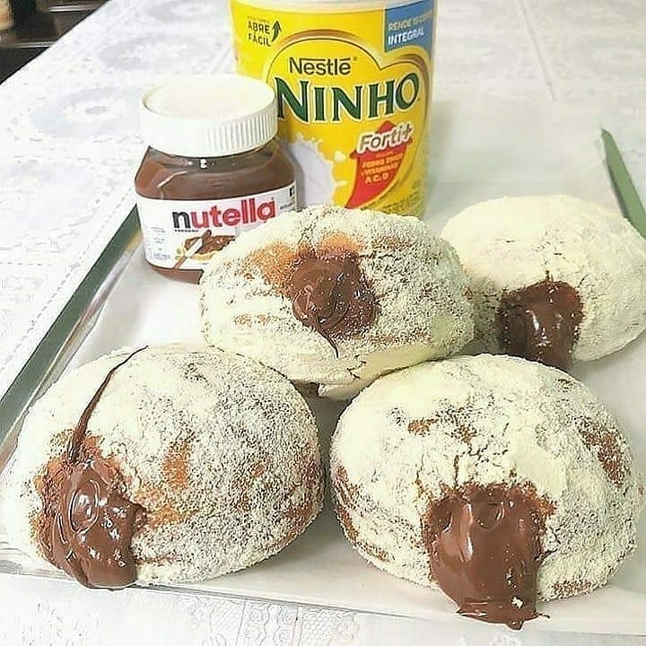 Baked Milk Powder Donuts with Fillings