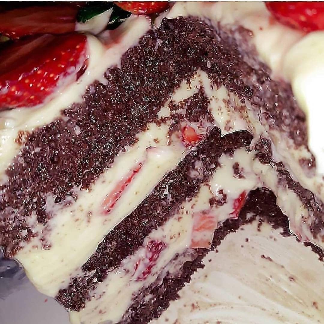 Moist Chocolate Cake with Belgian Cream Frosting