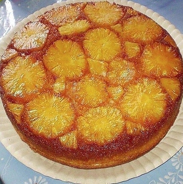 Classic Brazilian Pineapple Upside-Down Cake