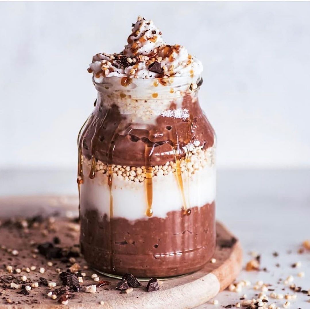Huge Jar of Dark Chocolate Oatmeal