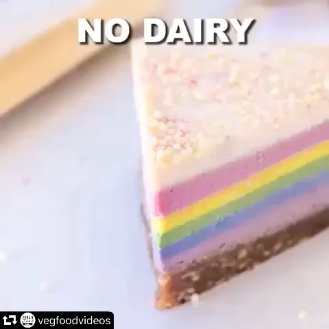 Raw Vegan Rainbow Cheesecake