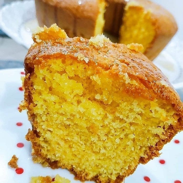 Simple Rustic Brazilian Cornmeal Cake