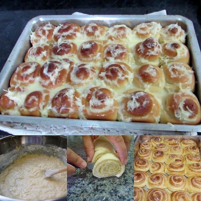 Sweet Brazilian Coconut Milk Roll