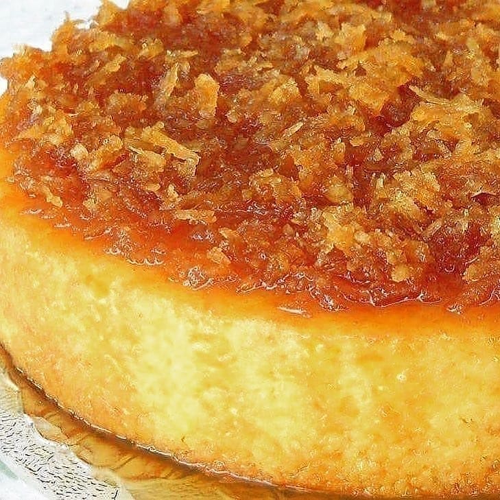 Brazilian Cassava Cake with Coconut Milk