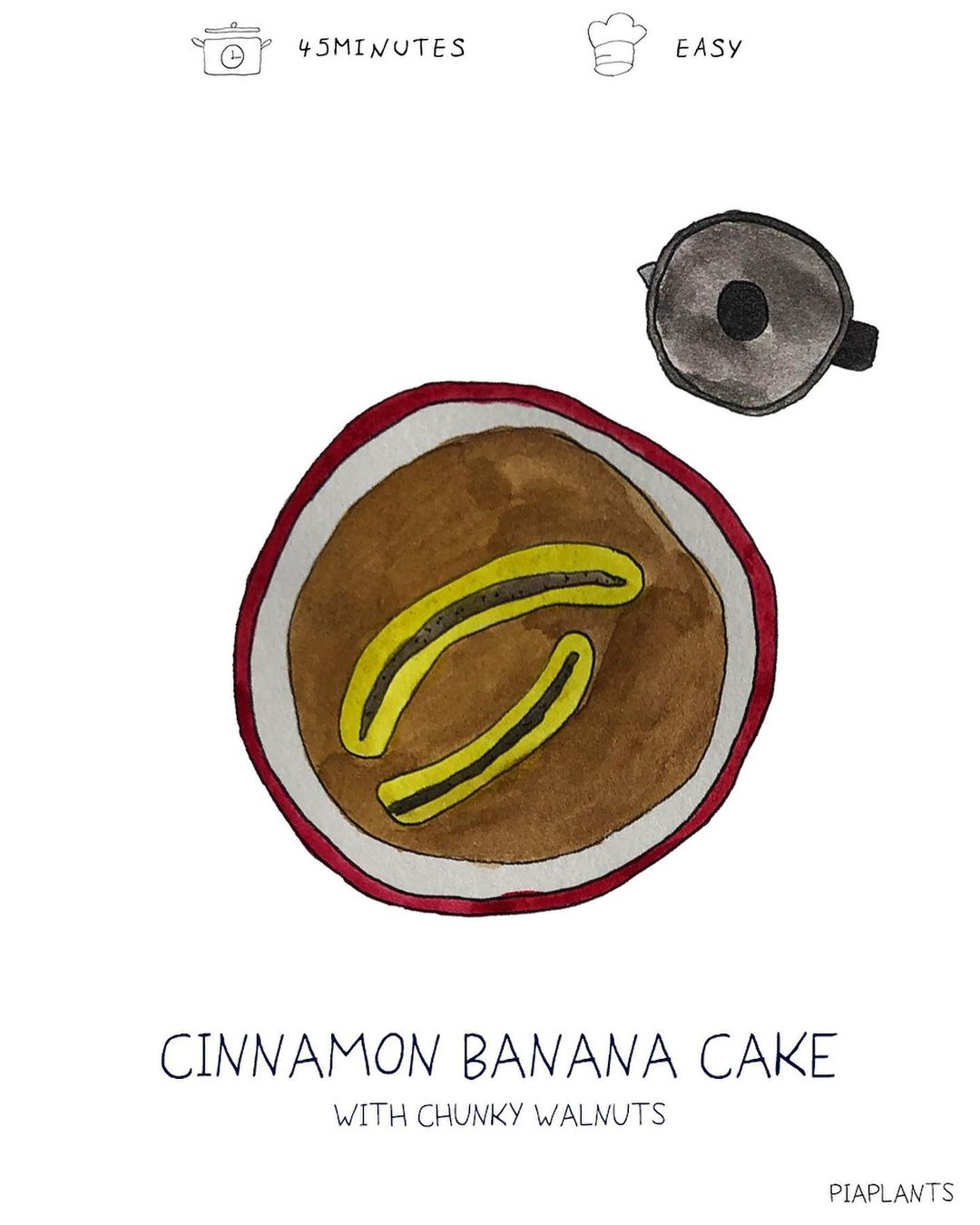 cinnamon banana cake