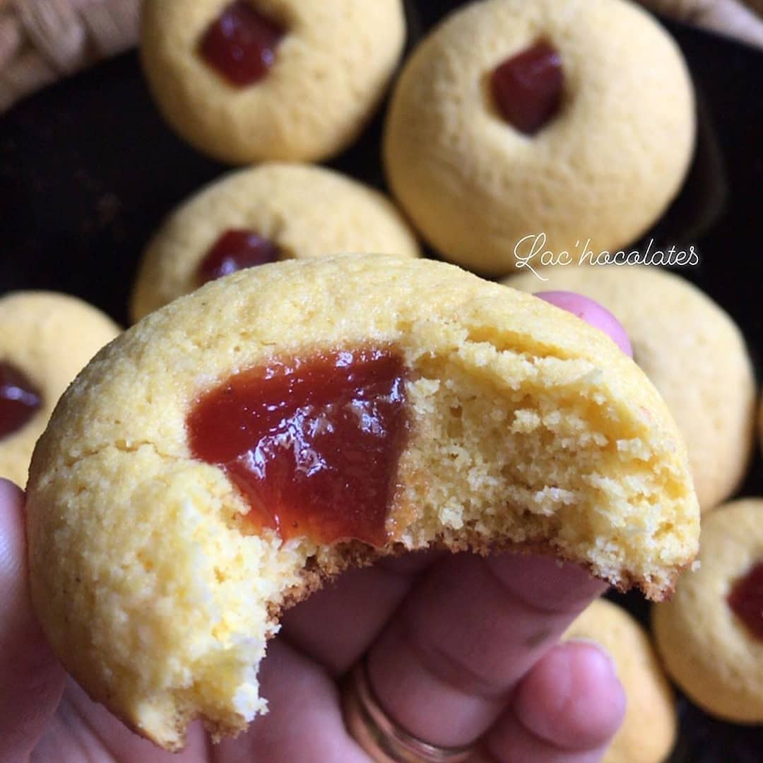 Brazilian Cornbread with Guava Paste
