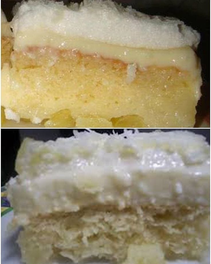 Brazilian Pineapple Cake with Coconut Glaze