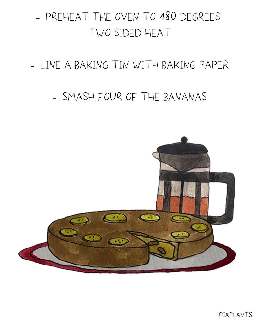 cinnamon banana cake