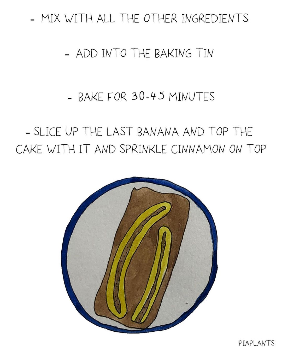 cinnamon banana cake