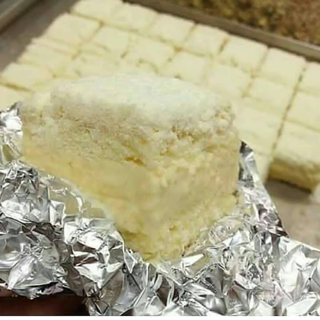 Frozen Coconut Milk Cake with Nestle Milk Mousse