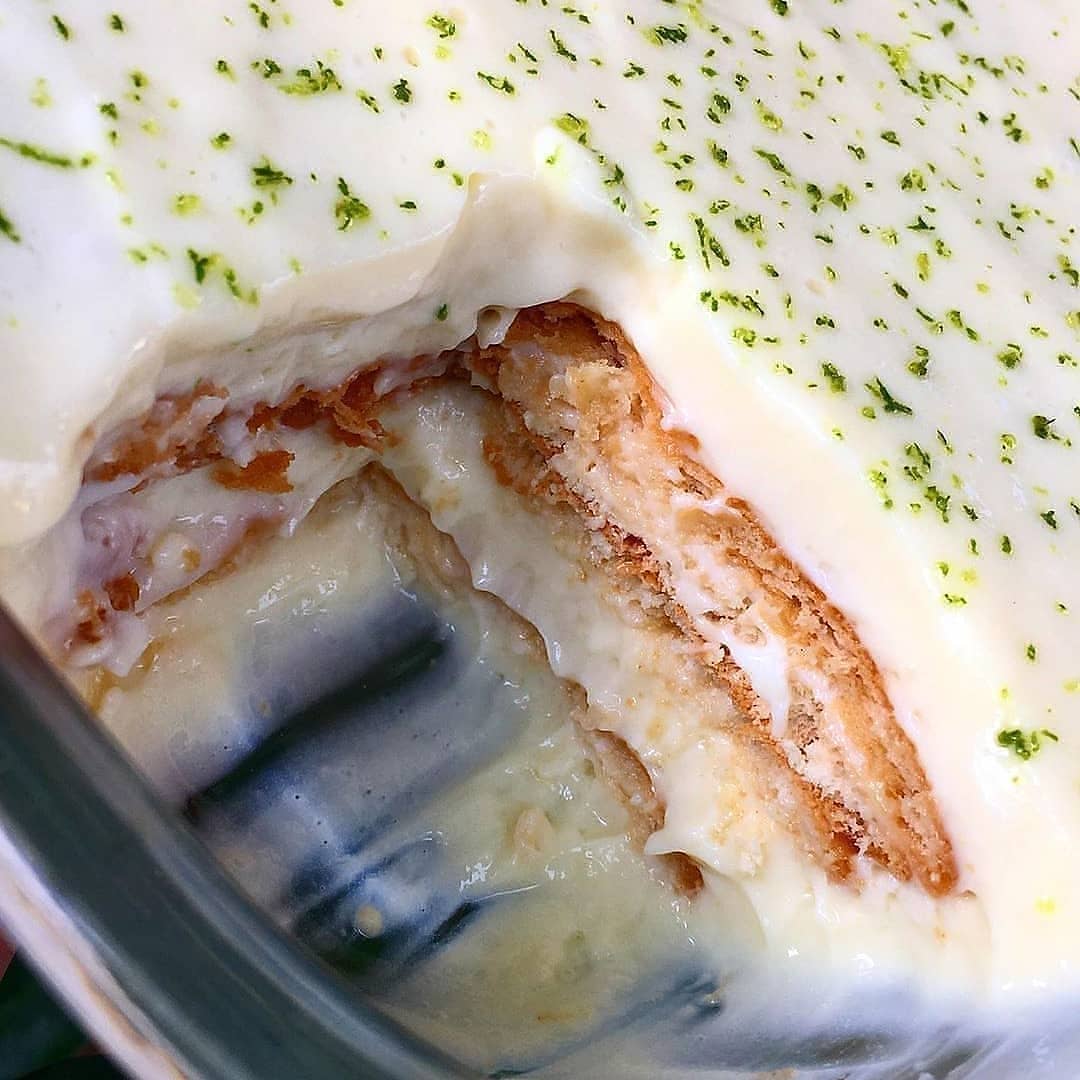 Easy Sunday Lemon Mousse with Biscuit Layers