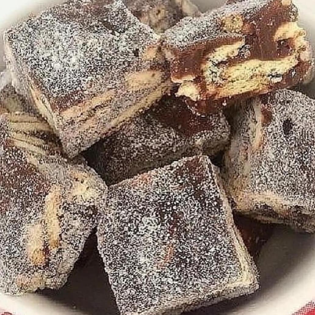 Brazilian Chocolate Biscuit Dessert Squares
