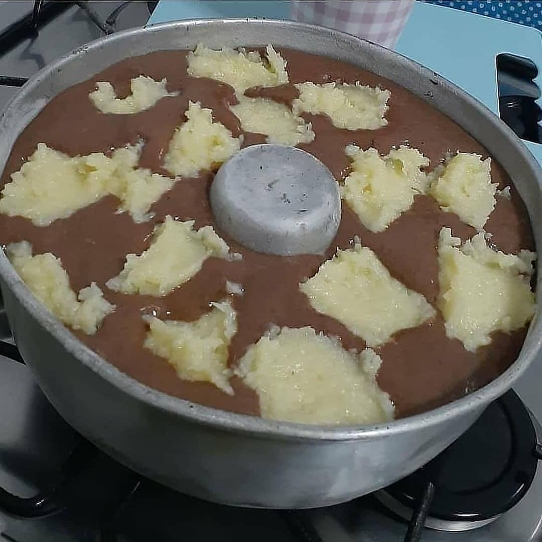 Brazilian Chocolate Cake with Coconut Filling
