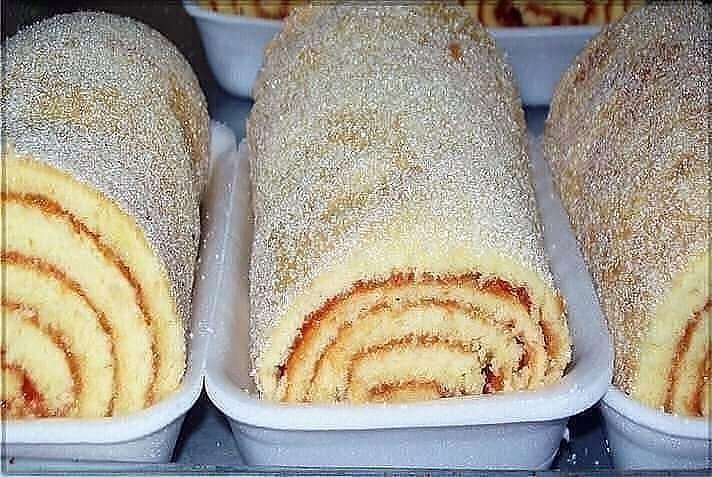 Authentic Brazilian Rolled Guava Paste Cake