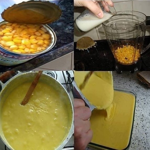 Creamy Brazilian Corn Pudding Dessert