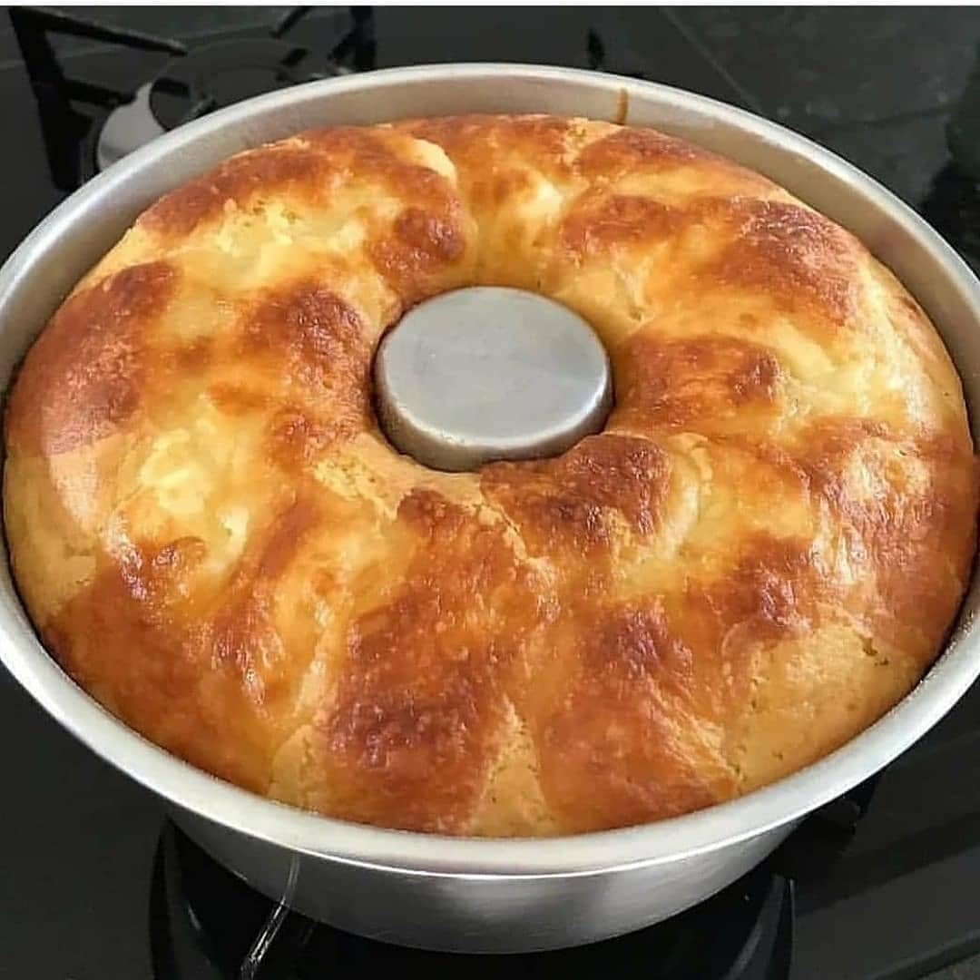 Brazilian Sweet Cornmeal Cake with Optional Cheese