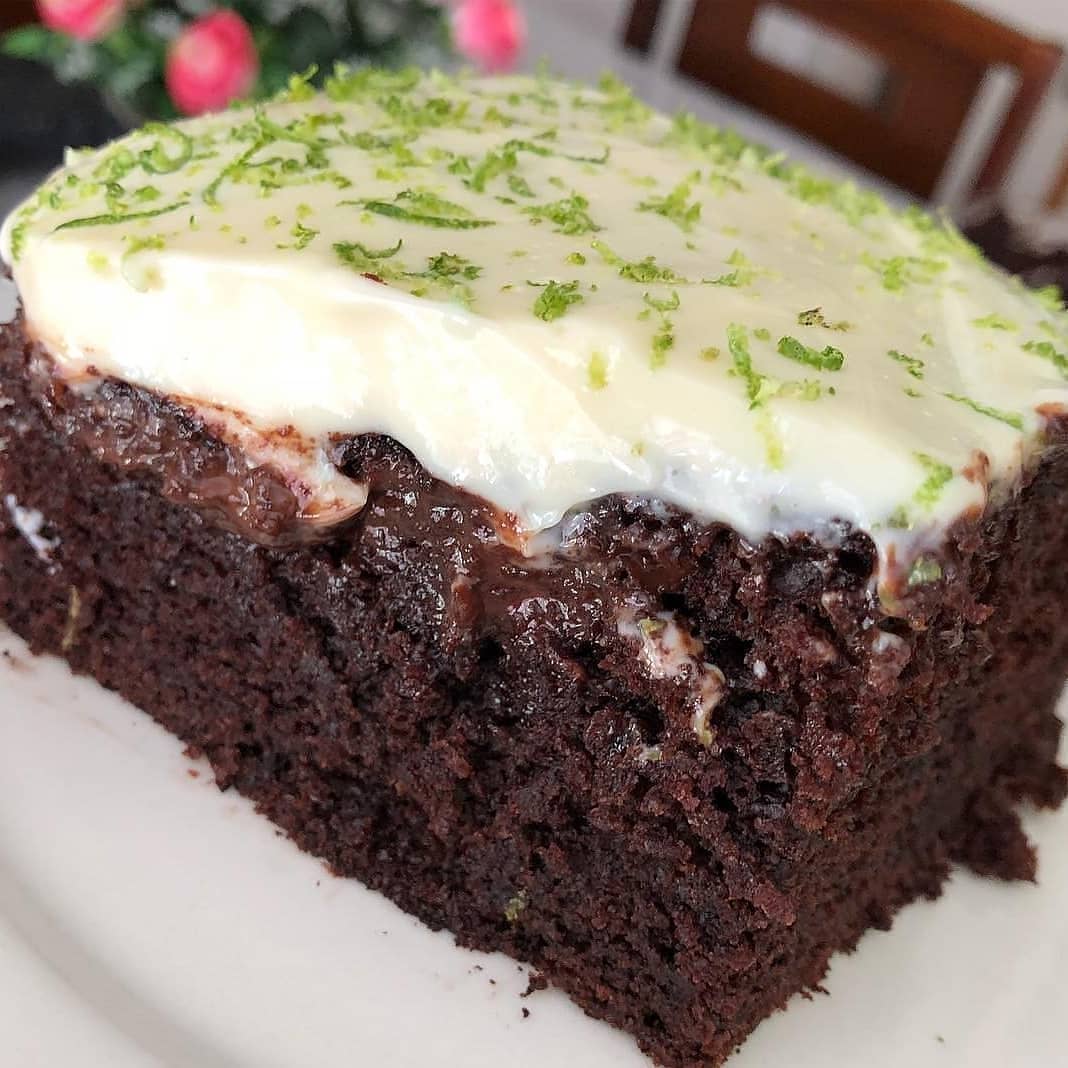 Chocolate Cake with Lemon Mousse Filling
