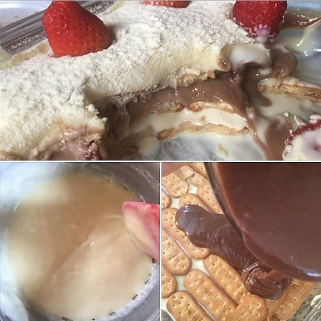Strawberry Ninho Milk Chocolate Layered Dessert