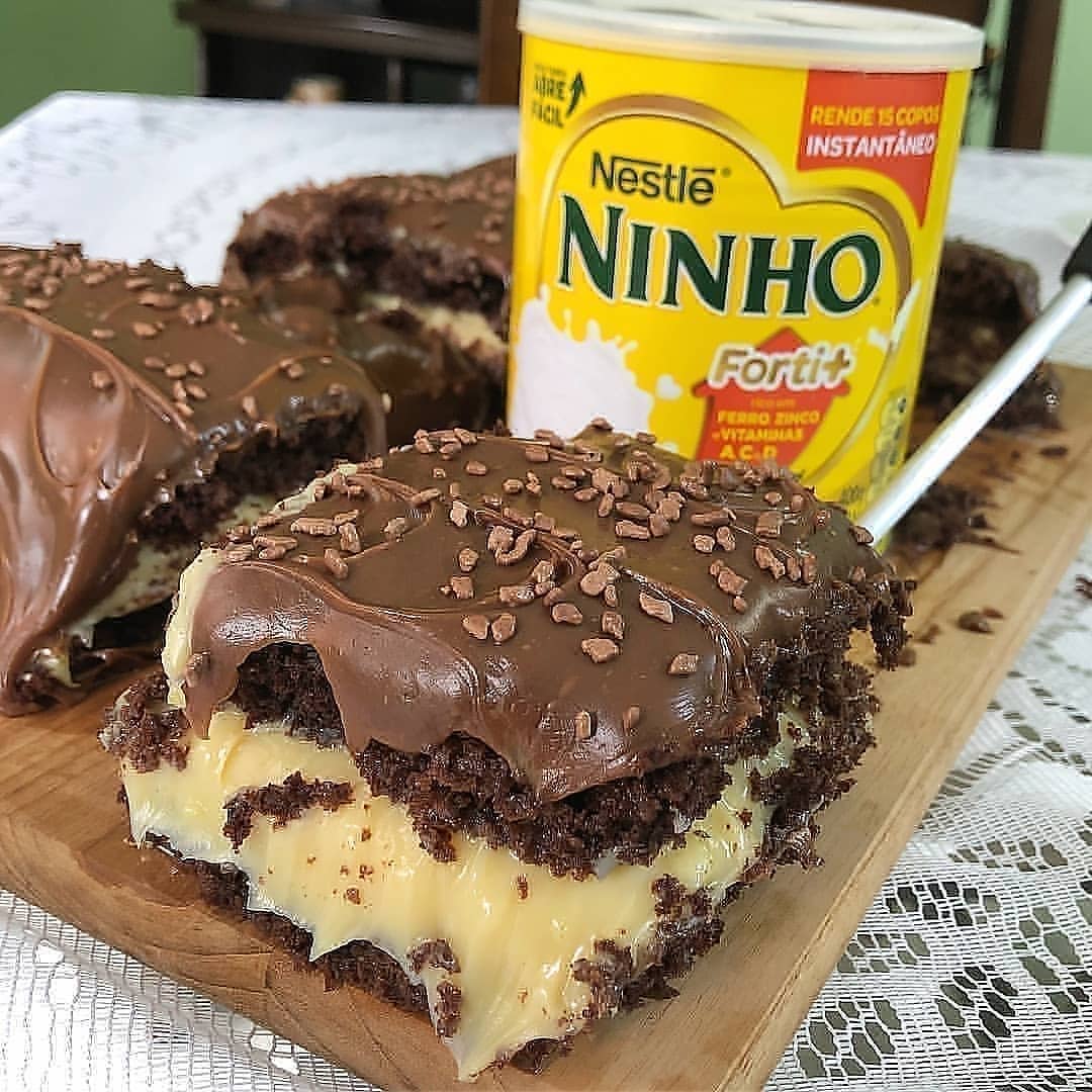 Passion Fruit Chocolate Brigadeiro Layer Cake