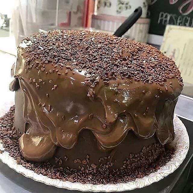 Easter Triple Chocolate Layer Cake