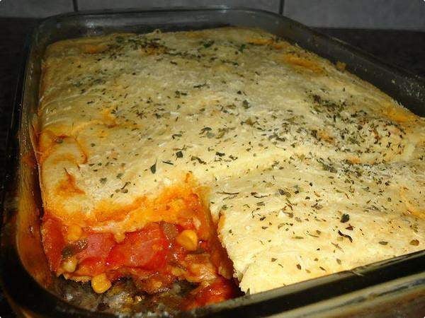 Brazilian Baked Hot Dog Casserole