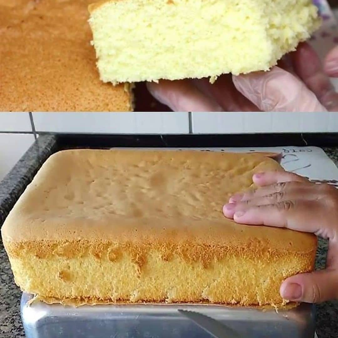 Classic 3-Ingredient Sponge Cake