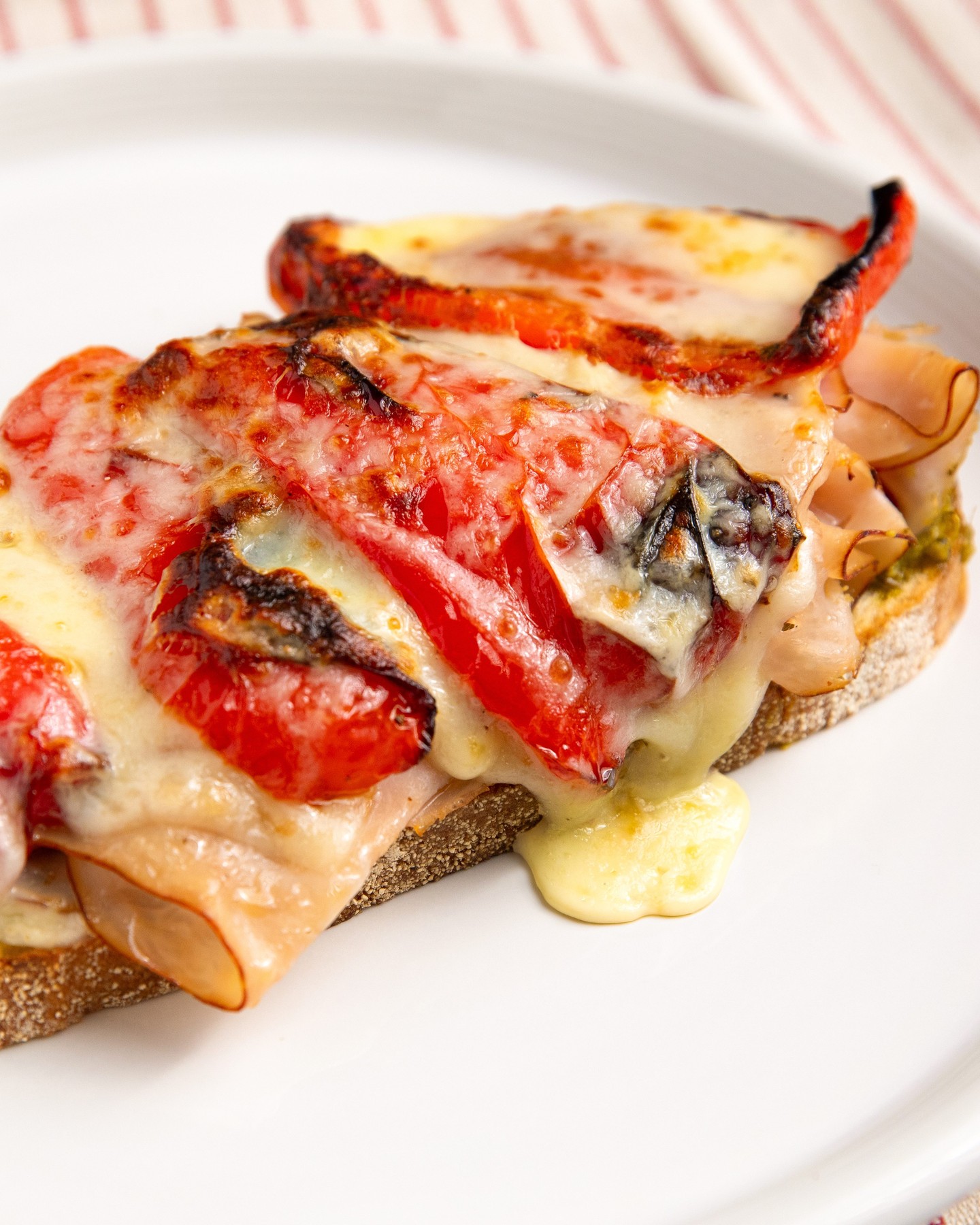 Open-Face Turkey Pesto Sandwich