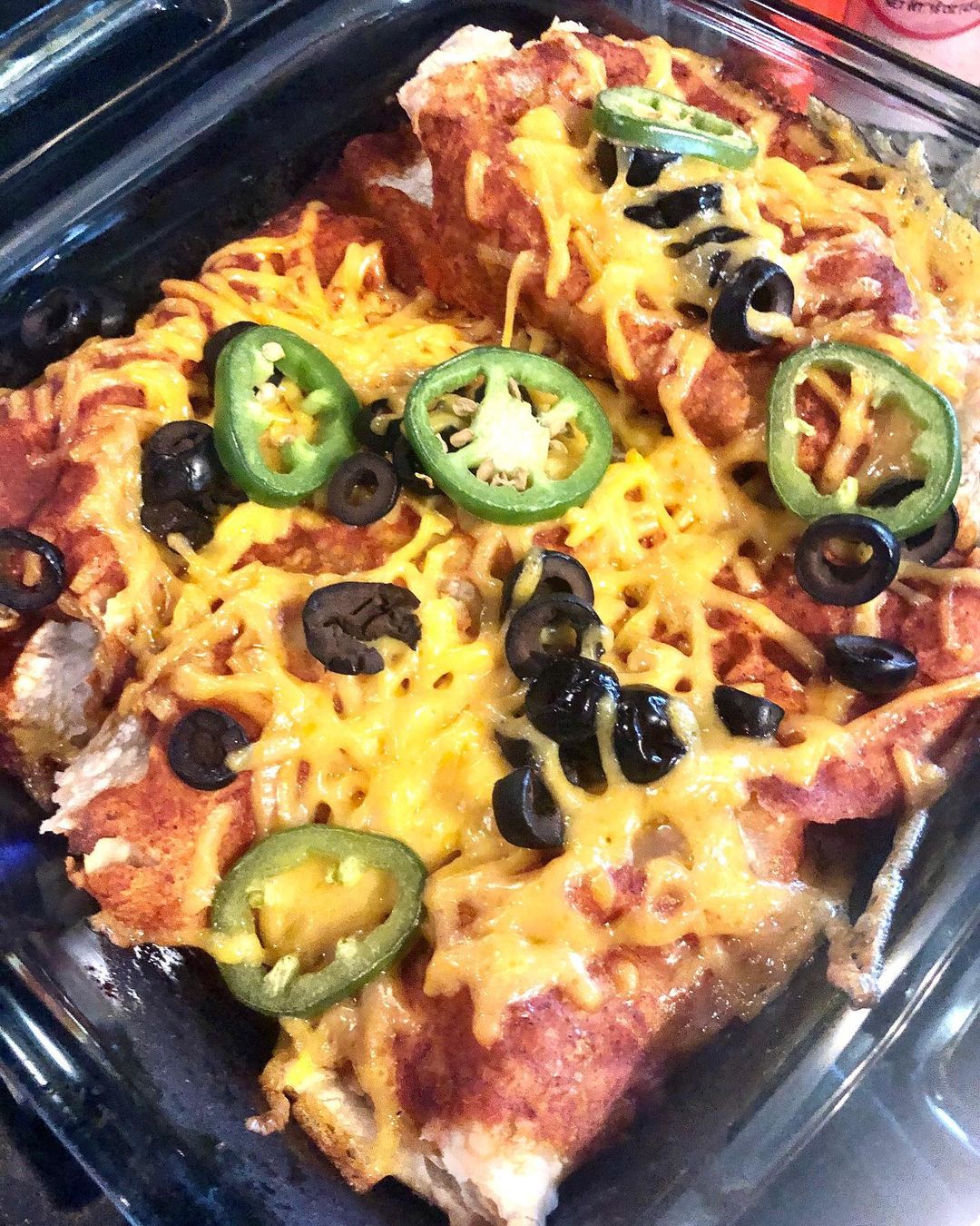 Vegan Vegetable Enchiladas with Guacamole